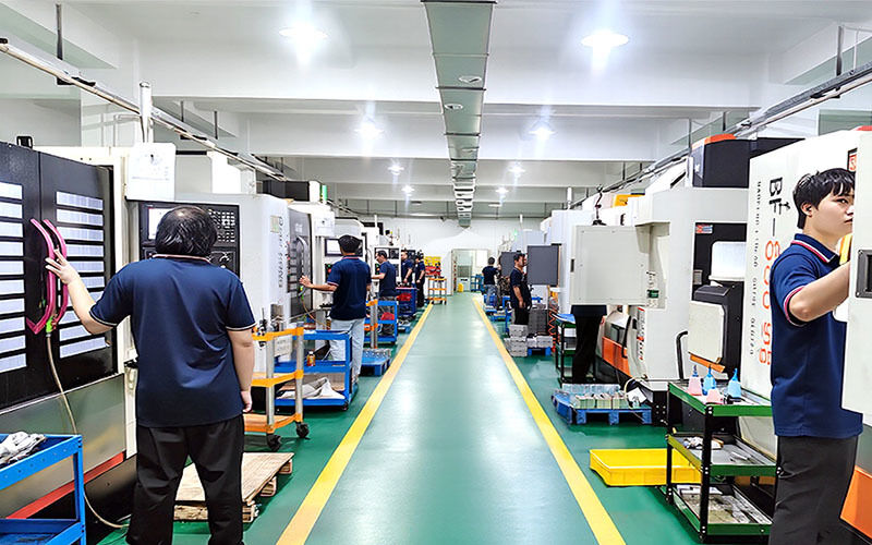 Dongguan Zhongwei Metal Products Co., Ltd productielijn van de fabrikant