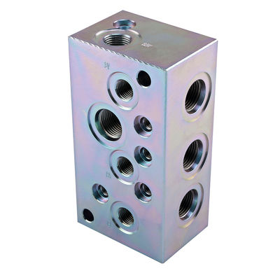 40L 80L 120L Flow Hydraulic Valve Manifold Block Aluminum Cast Ductile Iron Steel Valve