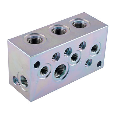 40L 80L 120L Flow Hydraulic Valve Manifold Block Aluminum Cast Ductile Iron Steel Valve