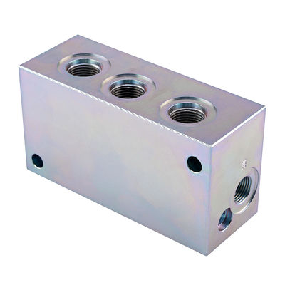 40L 80L 120L Flow Hydraulic Valve Manifold Block Aluminum Cast Ductile Iron Steel Valve