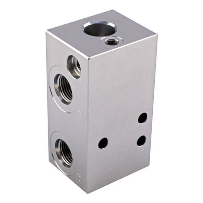 60L/min Hydraulic Valve Block CNC Turning Miling Aluminum Processing Service
