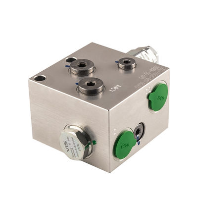Excavator Parts Hydraulic Manifold Aluminum Alloy Precision Hydraulic Valve Block