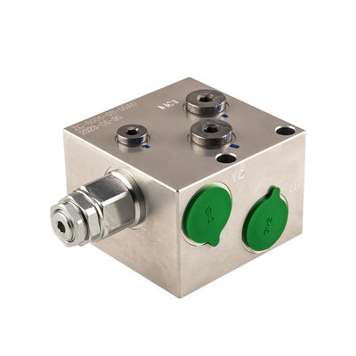 Excavator Parts Hydraulic Manifold Aluminum Alloy Precision Hydraulic Valve Block
