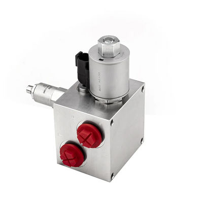 Aluminum Hydraulic Valve Block Solenoid Valve 12V CNC Processing Service