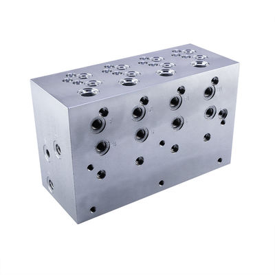 Hydraulic valve aluminum steel threaded cartridge valve hydraulic manifold block CNC processing customization service