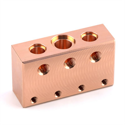 Machining Brass Hydraulic Valve Blocks CNC Milling Stainless Steel Hydraulic Blocks