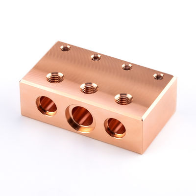 Machining Brass Hydraulic Valve Blocks CNC Milling Stainless Steel Hydraulic Blocks