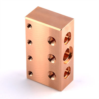 Machining Brass Hydraulic Valve Blocks CNC Milling Stainless Steel Hydraulic Blocks