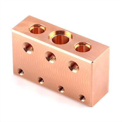 Machining Brass Hydraulic Valve Blocks CNC Milling Stainless Steel Hydraulic Blocks