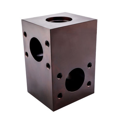CNC Machined Aluminum Cast Iron Hydraulic Manifold Valve Block Flow Control Valve