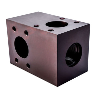 CNC Machined Aluminum Cast Iron Hydraulic Manifold Valve Block Flow Control Valve