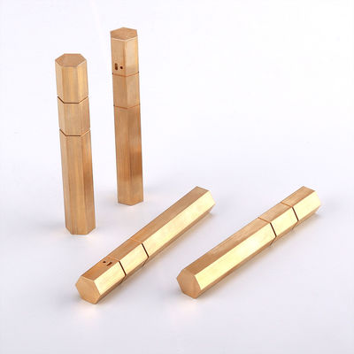 Aluminum 6063-T6 Custom Brass Turning Parts 950mm Hexagonal Aluminum Extrusion