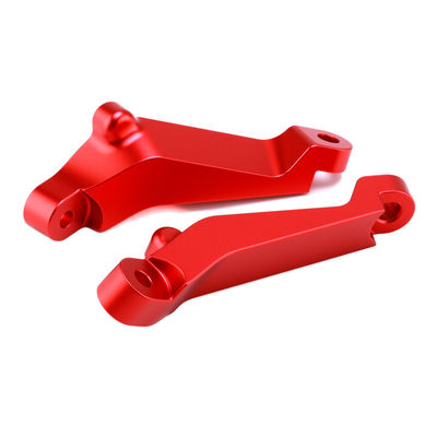 High Precision OEM Turning Milling Parts CNC Machining Services Aluminum Red Oxidized CNC Machining Black Anodized Aluminum Milling Parts