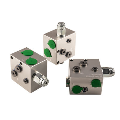 High-precision 316L Stainless Steel Hydraulic Manifold CNC Processing Excavator Travel System Dedicated Valve Block