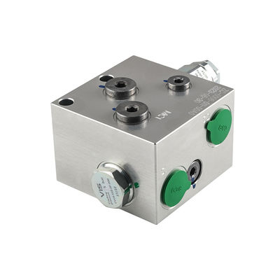 High-precision 316L Stainless Steel Hydraulic Manifold CNC Processing Excavator Travel System Dedicated Valve Block