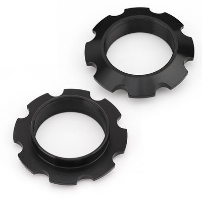 Custom CNC Aluminum Processing Services Anodizing Black/gold Color