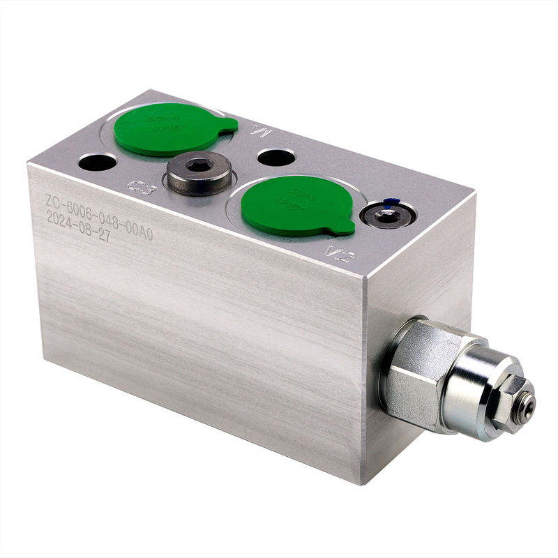 Excavator Hydraulic Manifold Powder Coating Anodized Sun Hydraulic Cartridge Valves