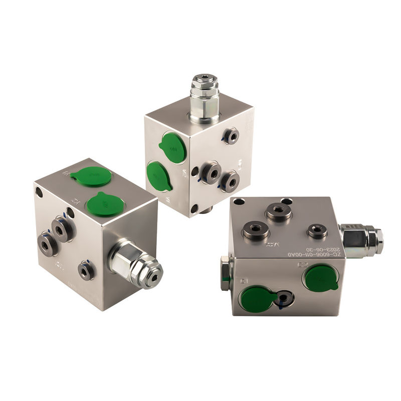 High-precision 316L Stainless Steel Hydraulic Manifold CNC Processing Excavator Travel System Dedicated Valve Block