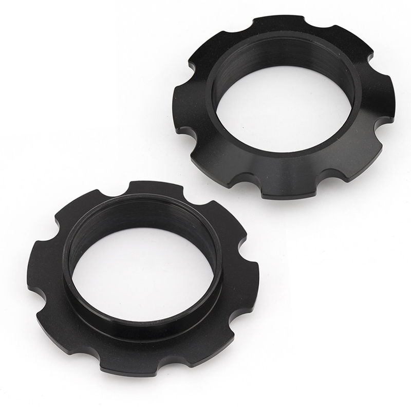 Custom CNC Aluminum Processing Services Anodizing Black/gold Color