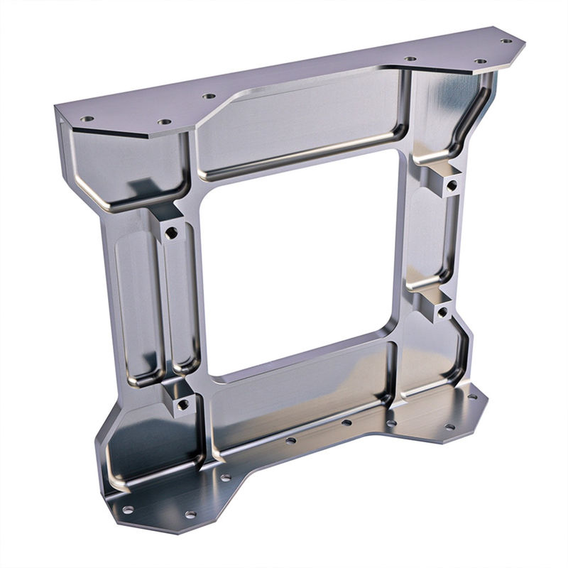 Aluminum Alloy CNC Milling Parts High Precision CNC Machining Aerospace Structural Parts Aluminum Bracket