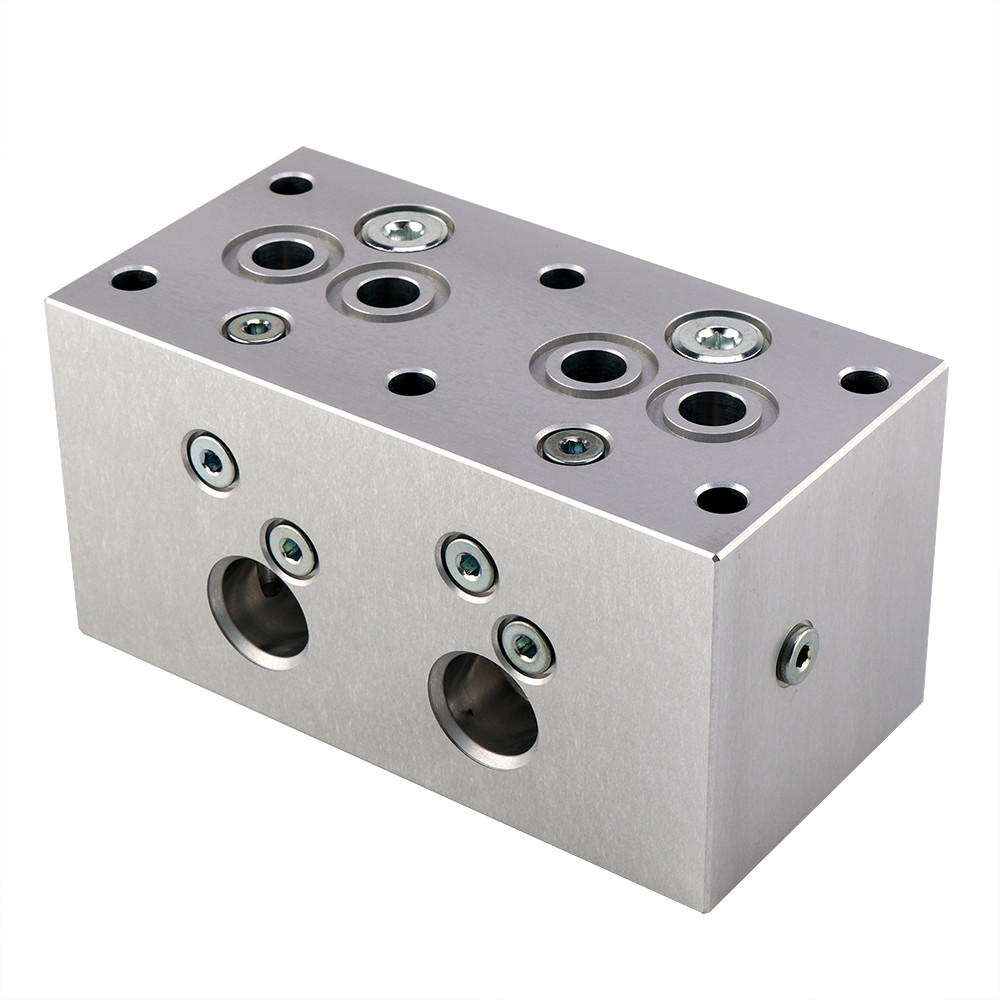 Hydraulic Valve Engineer Manifold Aluminum Stainless Steel CNC Machining Services