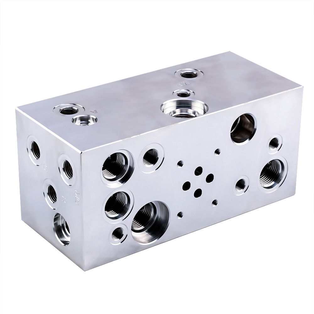 CNC Machining Excavator Hydraulic Pressure Reducing Valve Block Hydraulic Control Valve