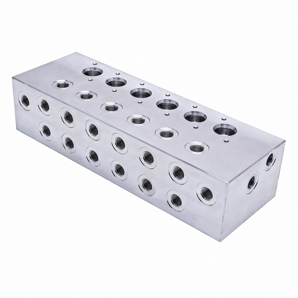 CNC Machining Excavator Hydraulic Pressure Reducing Valve Block Hydraulic Control Valve