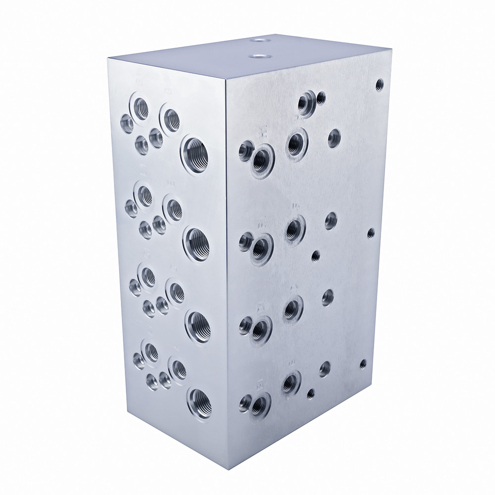 CNC Machining Excavator Hydraulic Pressure Reducing Valve Block Hydraulic Control Valve