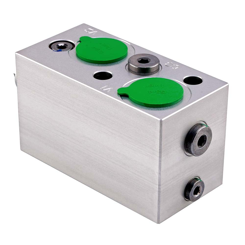 Integrated Hydraulic Manifold Valves Hydraulic Reversing Valve Aluminum CNC Machining