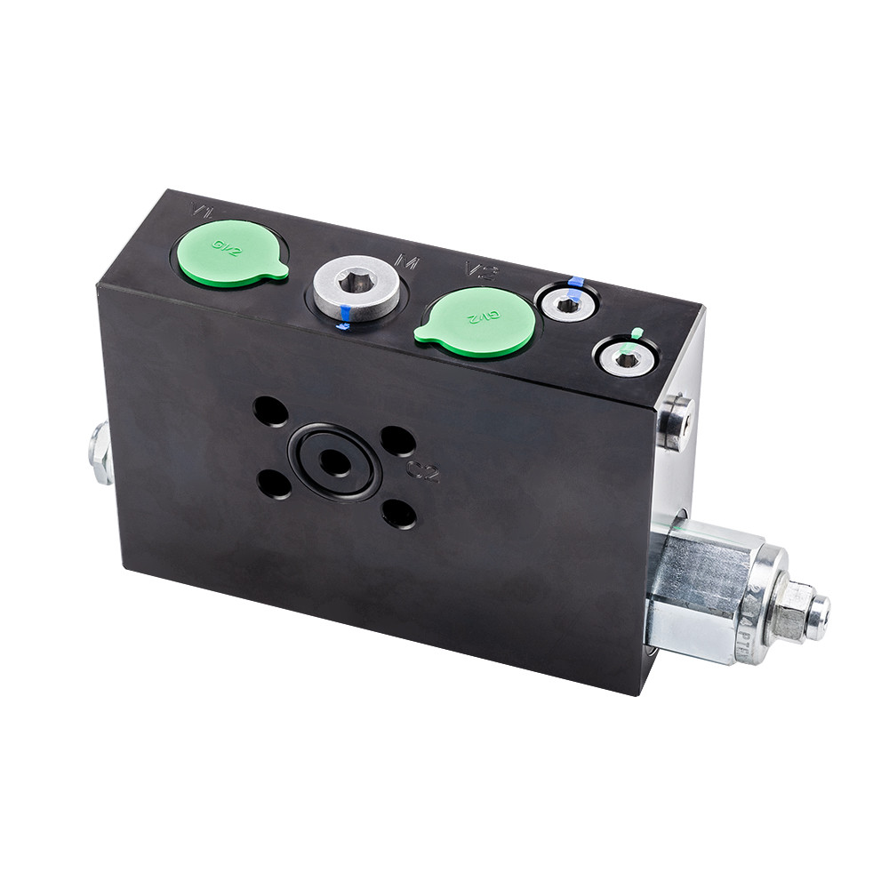 Customized Hydraulic Manifold Aluminum Shut Off Valves Hydraulic Solenoid Valve Block