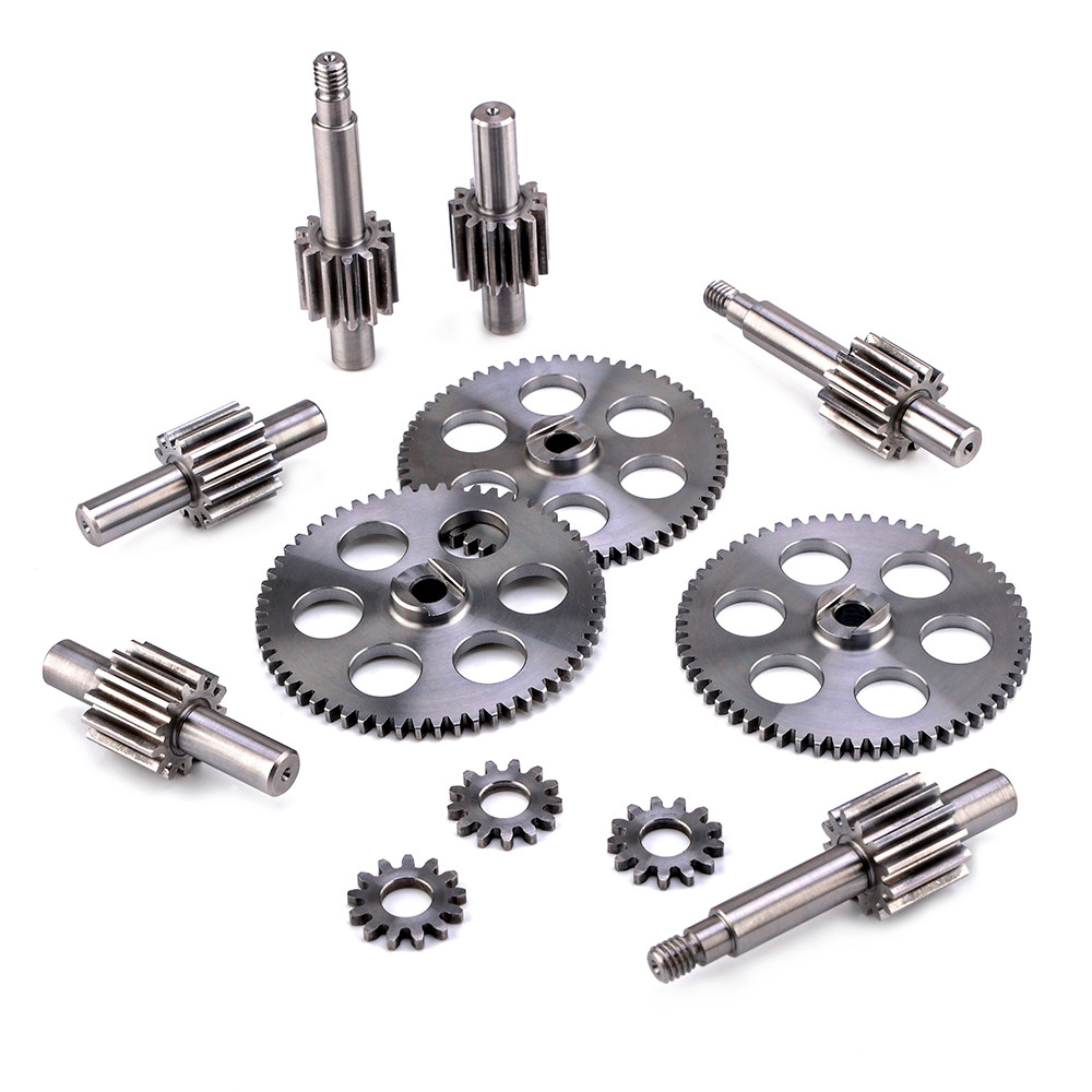 Gear Shaft Metal Spur And Pinion Gear High precision Motor Gear Metal Machining Services