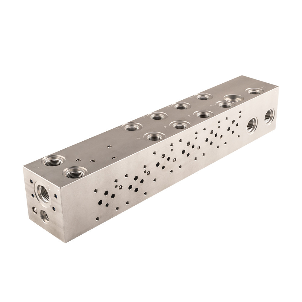 Titanium Alloy Aerospace Hydraulic Valve Block Extreme Temperature Resistance -200C-150C Meets GJB Military Standards