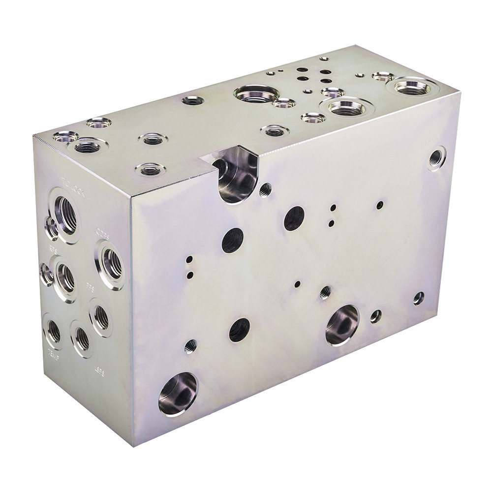 Aluminum Hydraulic Manifold Valve Block for Vehicle Hydraulic System Modification 100% Tested and OEM Non-Standard
