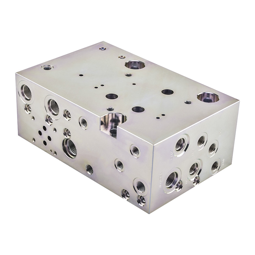 Aluminum Hydraulic Manifold Valve Block for Vehicle Hydraulic System Modification 100% Tested and OEM Non-Standard