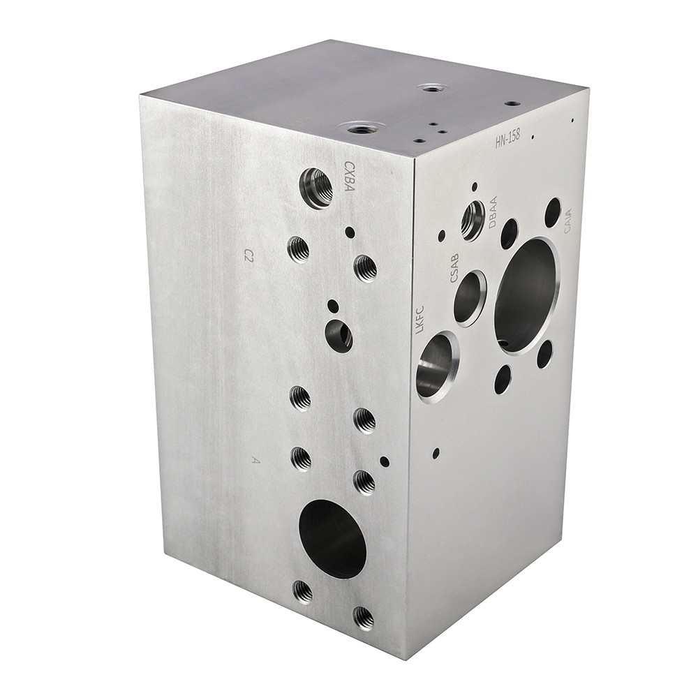 Zinc and Nickel Alloy Custom Hydraulic Manifolds 100% Tested for Heavy Duty Applications